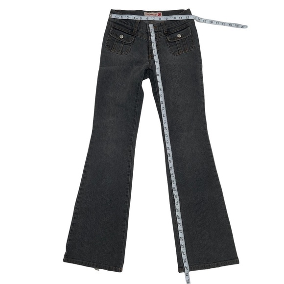 Contraband Frayed Hem Boot Cut Jeans Size 1 Women's - Picture 5 of 7